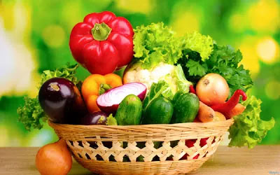 chế độ giảm cân với rau quả