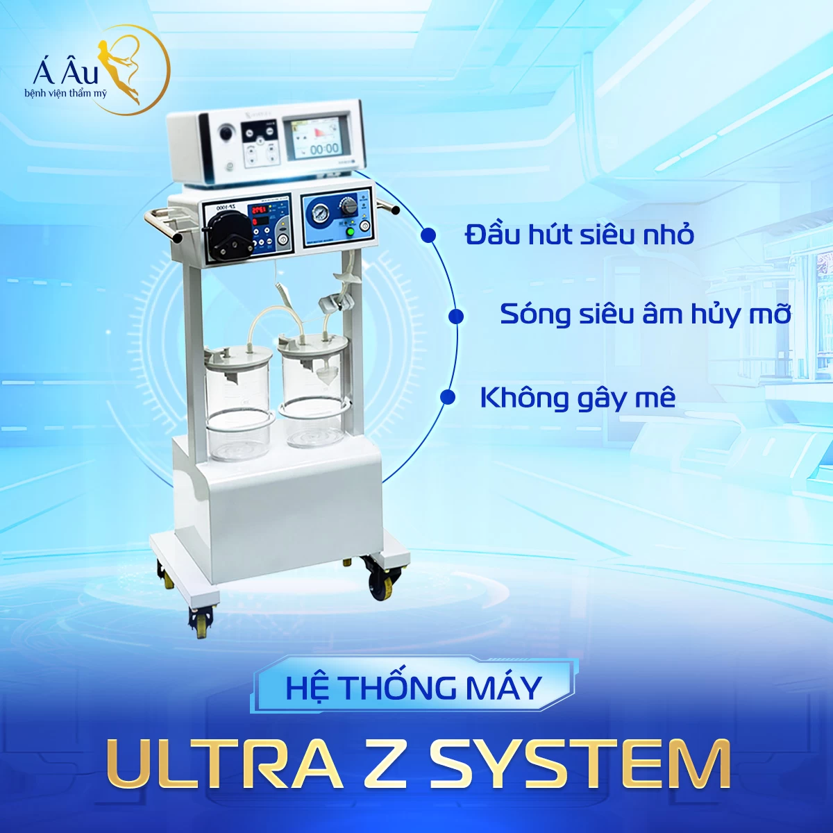 Hệ thống Ultra Z System với khả năng hủy mỡ trúng đích, giảm thiểu tổn thương