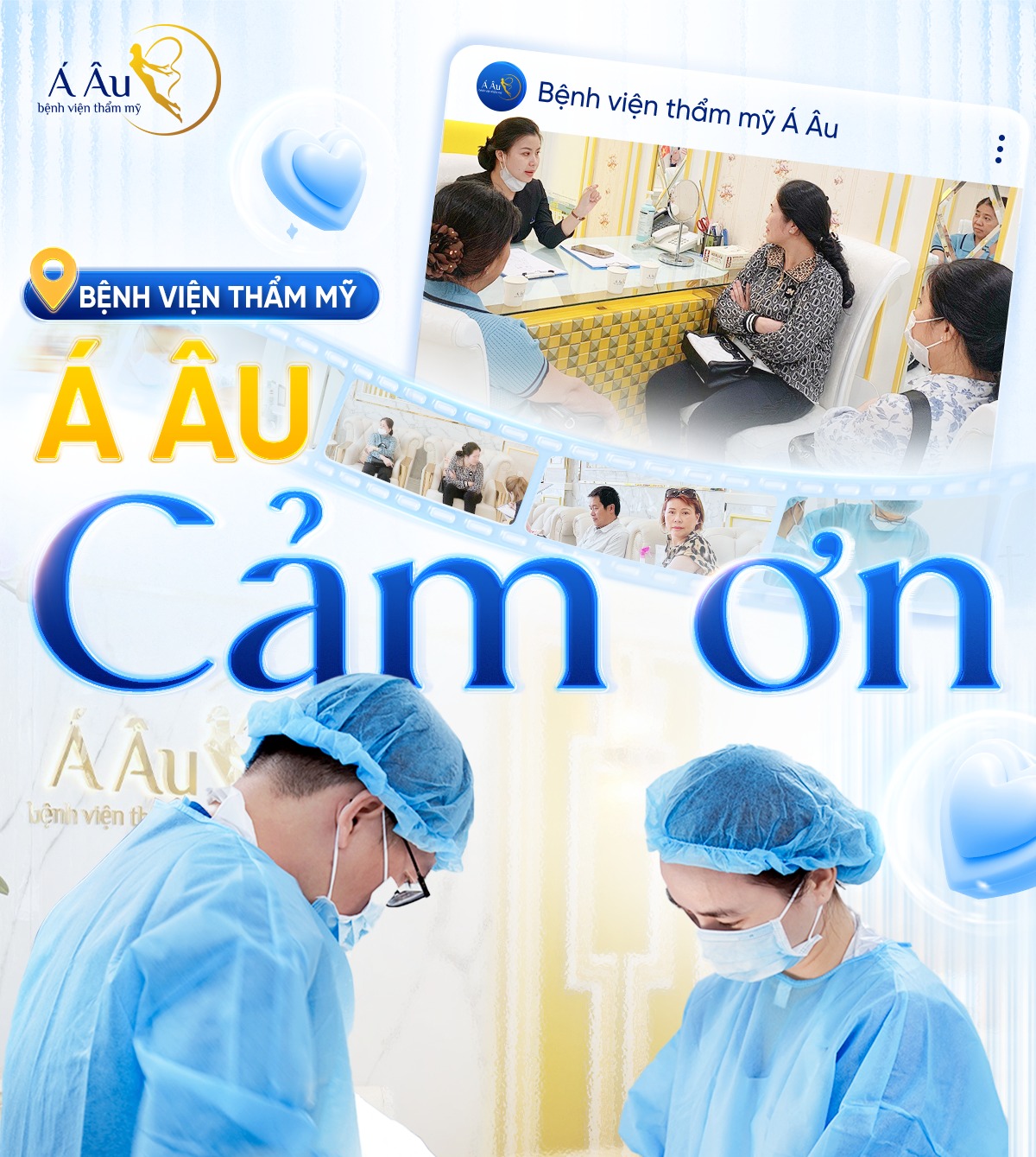 Bệnh viện Thẩm mỹ Á Âu với nhiều năm kinh nghiệm trong làm đẹp