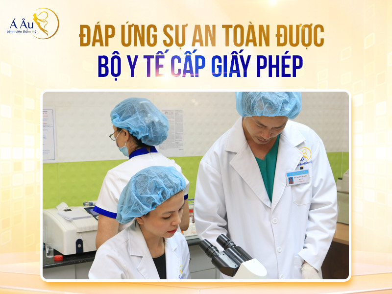 Bệnh viện thẩm mỹ Á Âu là một trong những cơ sở làm đẹp đầu tiên được Bộ Y tế cấp phép hoạt động
