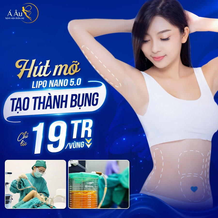 Hút mỡ bụng là gì? Chi phí hút mỡ bụng tại Bệnh viện Thẩm mỹ Á Âu
