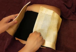 Massage bằng gel nịt bụng