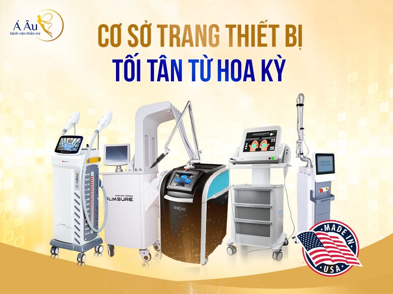Bệnh viện thẩm mỹ Á Âu không ngừng đầu tư trang thiết bị và máy móc hiện đại nhằm đáp ứng nhu cầu làm đẹp của khách hàng